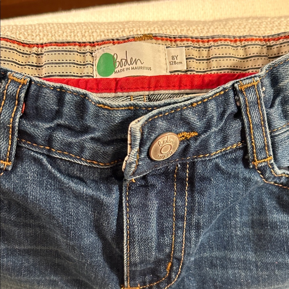 Boden Boys Adjustable Waist Jeans 8y